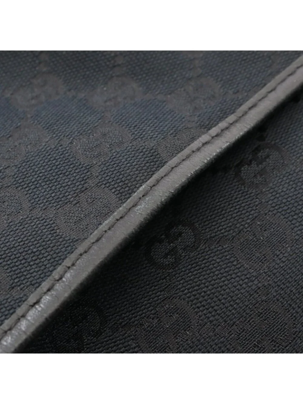 Gucci Shoulder Bag GG Canvas Black